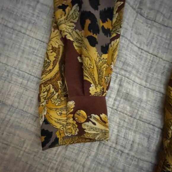 Vintage Martinique Baroque Leopard Button Up Blouse – M – Versace Style– EUC - Picture 7 of 7